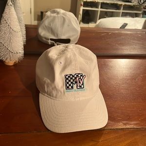 White MTV Hat